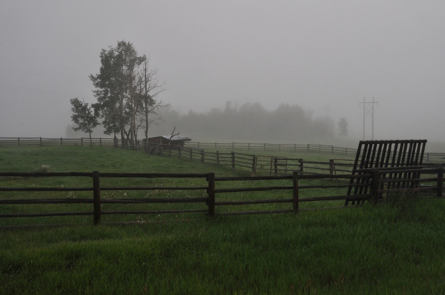 a small ranch on Gore Pass
